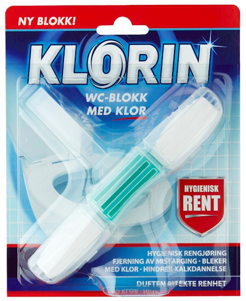 Bilde: © Klorin / Oda Klorin WC-blokk Med klor
