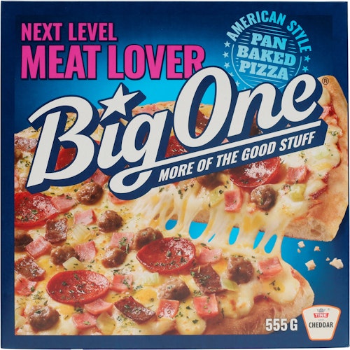 Bilde: © Big One / Kolonial.no Big One Big One Meat Lover Pizza 555 g