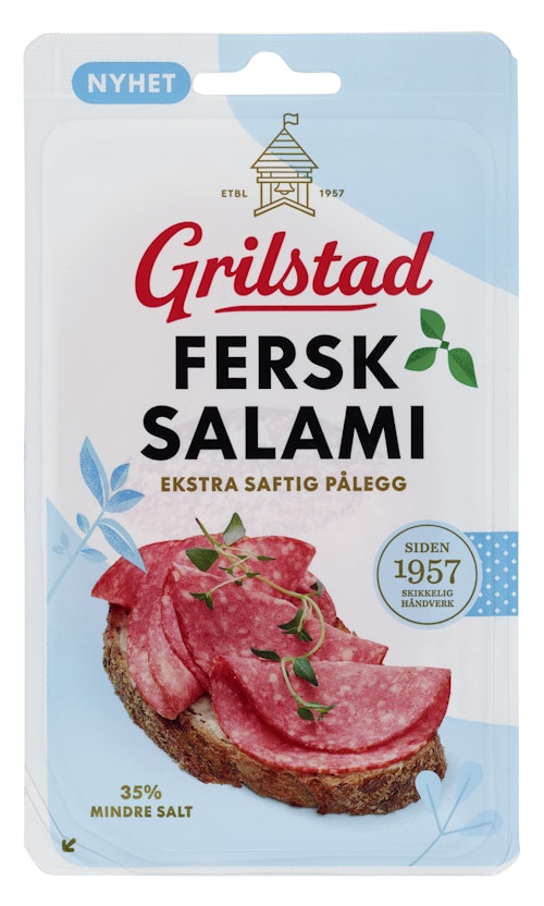 Bilde: © Grilstad / Oda Grilstad Fersk Salami 80 g