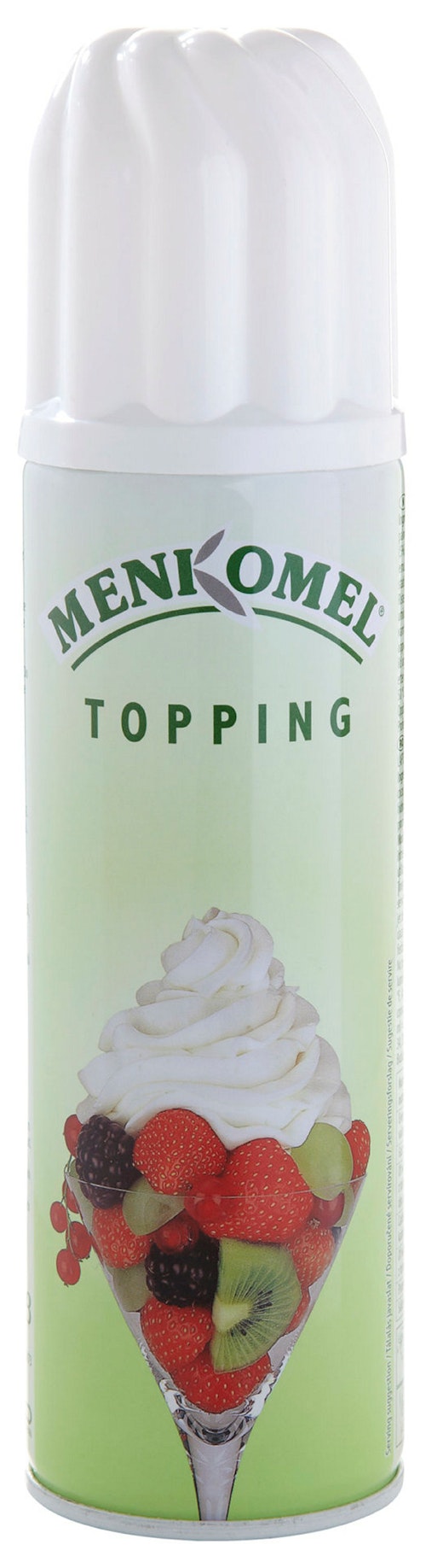 Menkomel Hvit Topping 250 g