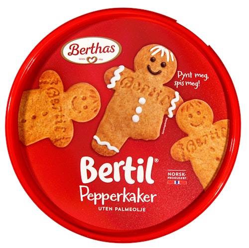 Bilde: © Berthas / Kolonial.no Berthas Bertil Pepperkaker 350 g