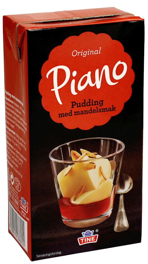 Bilde: © Tine / Kolonial.no Tine Piano Mandelpudding 0,5 l