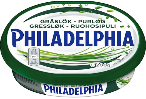 Bilde: © Philadelphia / Kolonial.no Philadelphia Philadelphia Light Gressløk 200 g