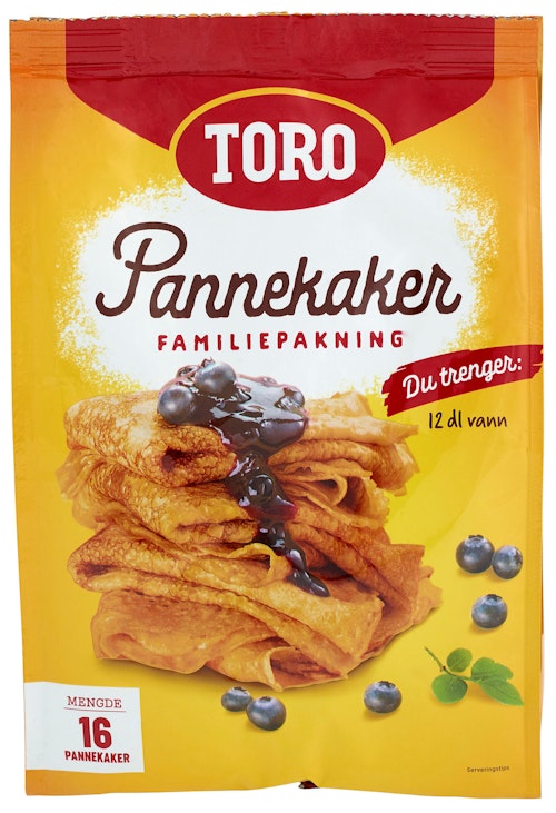 Bilde: © Toro / Kolonial.no Toro Pannekaker Økonomipakke 522 g