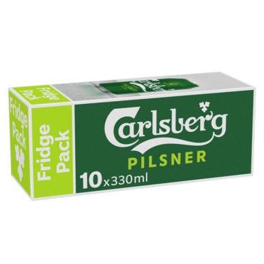 Bilde: © Carlsberg / Oda Carlsberg Carlsberg Pilsner Boks, 10x0,33l, 3,3 l