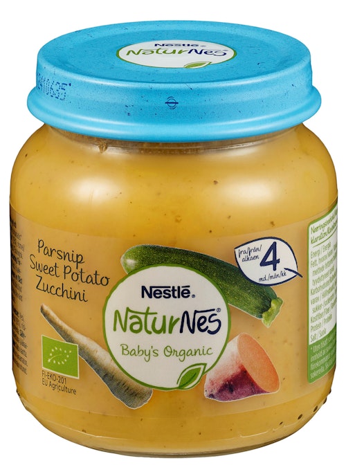 Naturnes Parsnip Sweet Potato 4 mnd, 125 g