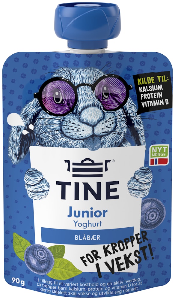 Tine Junior Yoghurt Blåbær