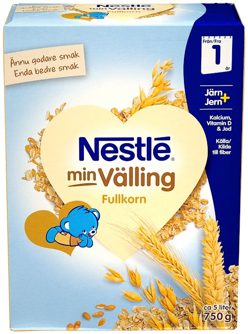 Bilde: © Nestlé / Kolonial.no Nestlé Min Velling Fullkorn Fra 12 mnd, 750 g