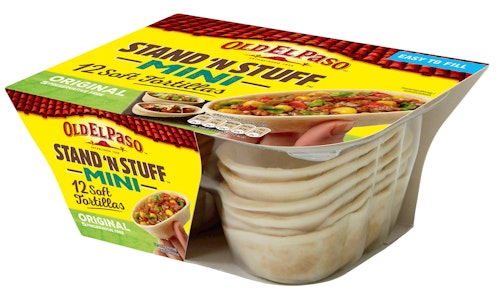Bilde: © Old El Paso / Oda Old El Paso Soft Tortilla Stand'n Stuff Mini 145 g