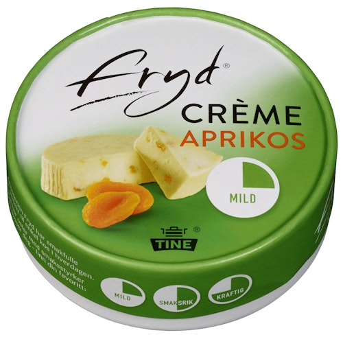 Bilde: © Tine / Kolonial.no Tine Fryd Crème Aprikos 150 g