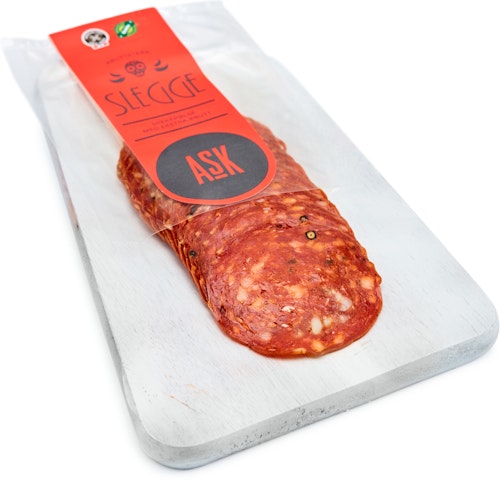 Bilde: © Ask Gård / Kolonial.no Ask Gård Slegge Chili Salami Økologisk, 100 g