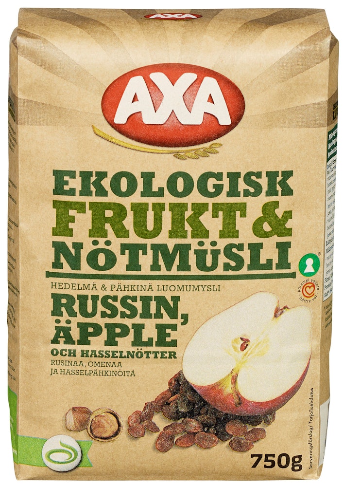 AXA Økomüsli Frukt & Nøtter