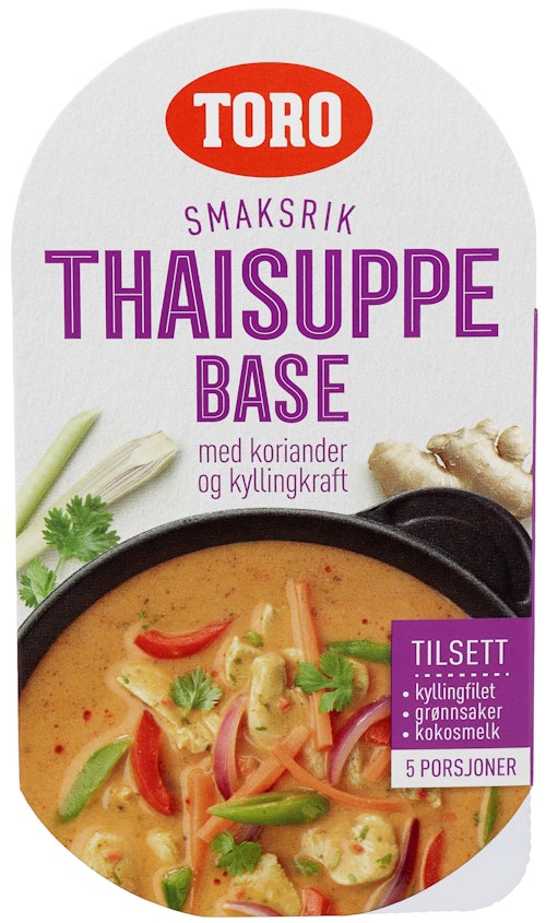 Bilde: © Toro / Kolonial.no Toro Smaksrik Thaisuppe Base 97 g