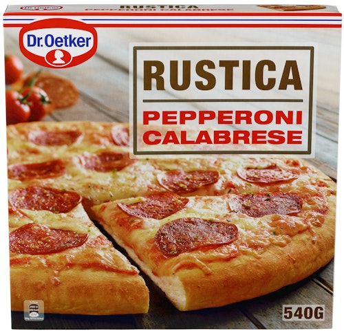 Bilde: © Dr. Oetker / Kolonial.no Dr. Oetker Pizza Rustica Pepperoni 540 g