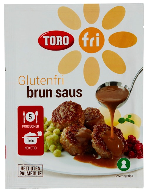 Bilde: © Toro / Kolonial.no Toro Brun Saus Glutenfri, 32 g