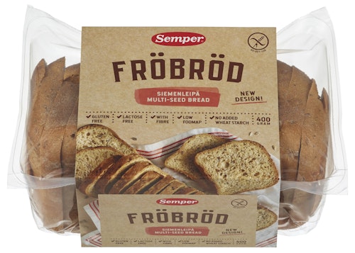 Bilde: © Semper / Kolonial.no Semper Flerkornbrød Glutenfri, 400 g