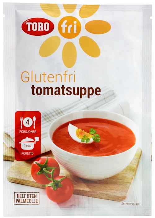 Bilde: © Toro / Kolonial.no Toro Tomatsuppe Glutenfri 73 g