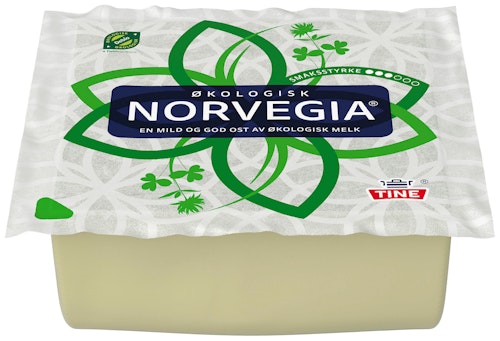 Bilde: © Tine / Kolonial.no Tine Norvegia 27% Økologisk, 500 g