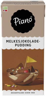 Bilde: © Tine / Oda Tine Piano Melkesjokoladepudding