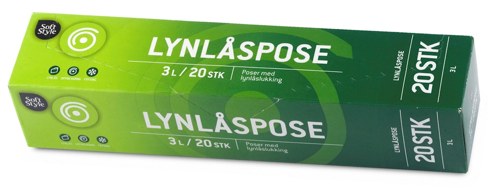 Soft Style Lynlåspose 3 liter