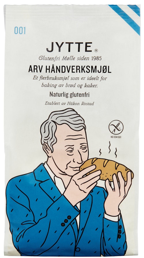 Bilde: © Holmen Crisp / Kolonial.no Holmen Crisp Holmen Jytte Arv Håndverksmjøl Glutenfri, 500 g