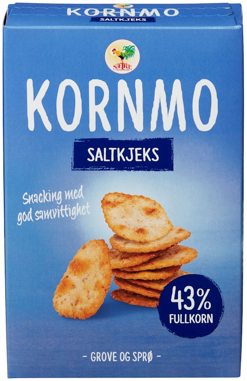 Bilde: © Sætre / Kolonial.no Sætre Kornmo Saltkjeks 120 g