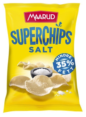 Bilde: © Maarud / Oda Maarud Superchips Salt 140 g