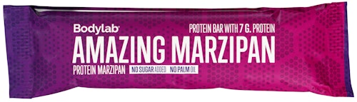 Bilde: © Bodylab / Kolonial.no Bodylab Protein Bar Marzipan Classic 50g 50 g