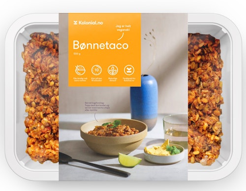 Bilde: © Kolonial.no / Kolonial.no Kolonial.no Bønnetaco Fiks ferdig, 2 Porsjoner, 800 g