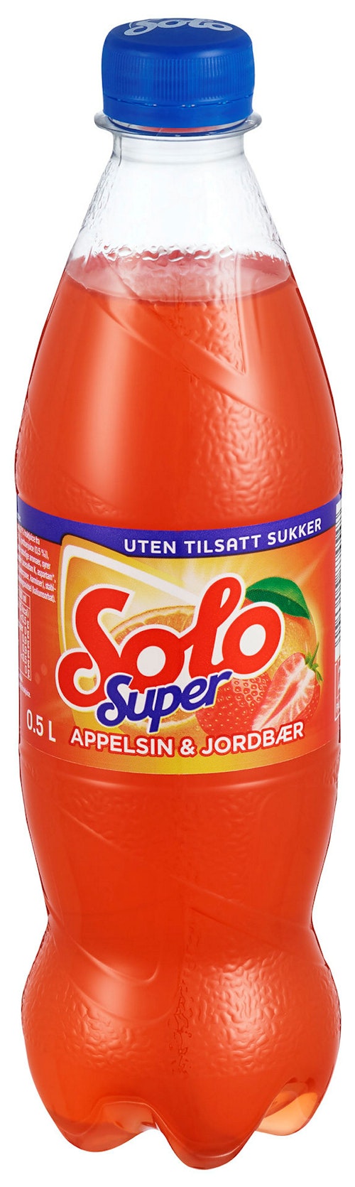 Bilde: © Solo / Kolonial.no Solo Solo Super Appelsin & Jordbær 0,5 l