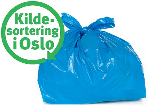 Bilde: © Renovasjonsetaten Oslo Kommune / Kolonial.no Renovasjonsetaten Oslo Kommune Kildesorteringsposer til plastemballasje Rull med 20 poser, 1 stk