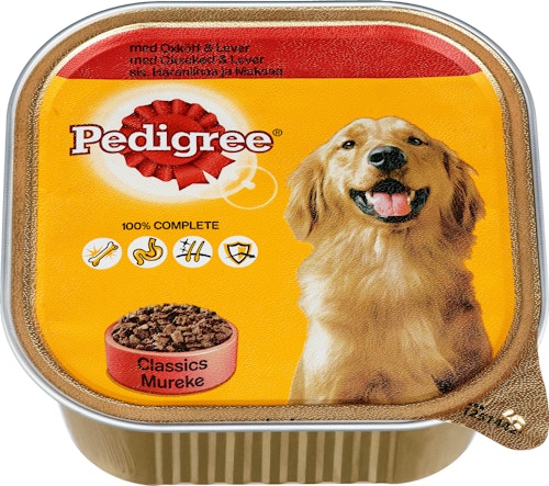 Bilde: © Pedigree / Oda Pedigree Okse & Lever 300 g