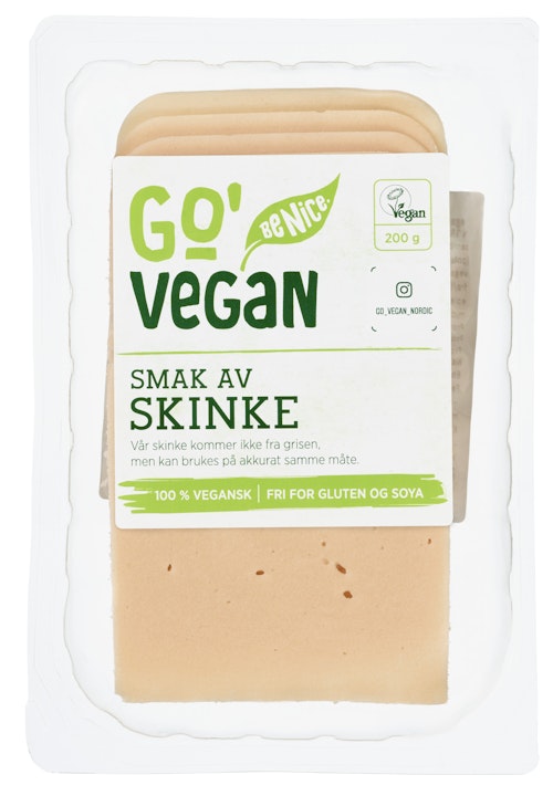 Bilde: © Go Vegan / Oda Go Vegan Go' Vegan Smak Av Skinke 200 g