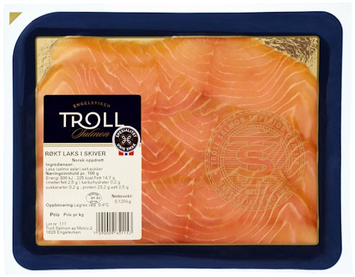Bilde: © Troll Salmon / Oda Troll Salmon Røkt Laks i Skiver