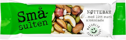 Bilde: © Polly / Kolonial.no Polly Småsulten Nøttebar 42 g