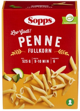 Bilde: © Sopps / Oda Sopps Penne Fullkorn