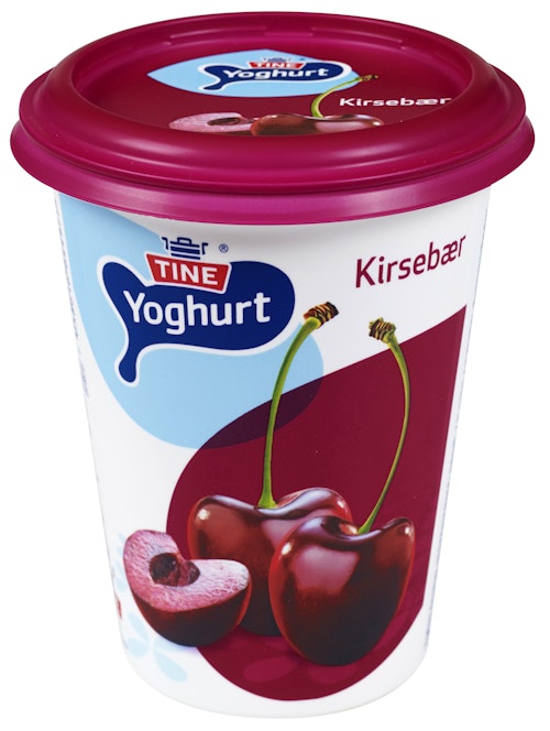 Bilde: © Tine / Kolonial.no Tine Yoghurt Kirsebær 500 g