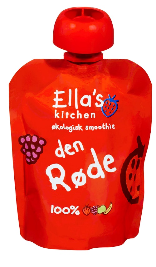 Bilde: © Ella's Kitchen / Kolonial.no Ella's Kitchen The Red One Smoothie Fra 6 mnd, 90 g