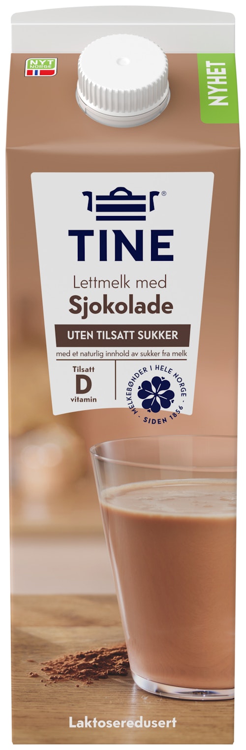 Bilde: © Tine / Kolonial.no Tine Tine Lettmelk Med Sjokoladesmak 1 l