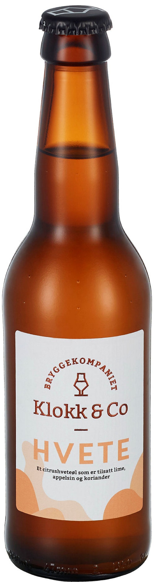 Bilde: © Klokk & Co / Kolonial.no Klokk & Co Hvete 4,5%, 0,33 l