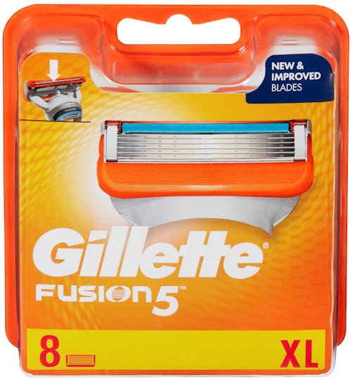 Bilde: © Gillette / Kolonial.no Gillette Barberblad Fusion 8 stk