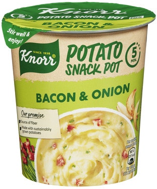 Bilde: © Knorr / Oda Knorr Potato Bacon & Løk Smårett i Kopp
