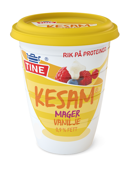Bilde: © Tine / Kolonial.no Tine Vaniljekesam Mager, 420 g