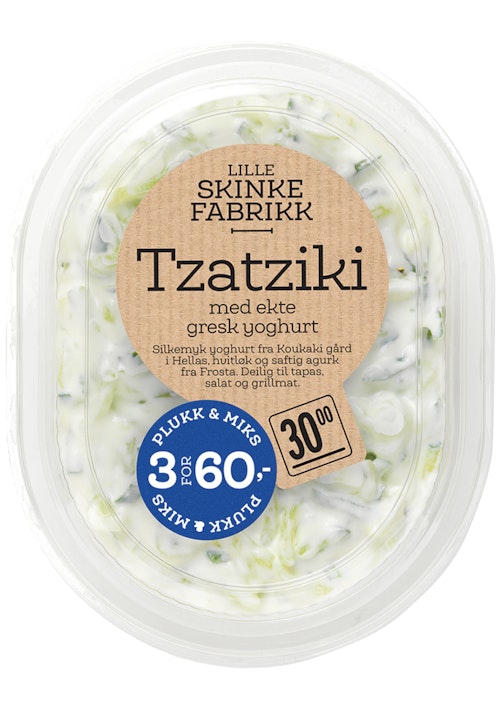 Bilde: © Lille Skinkefabrikk / Oda Lille Skinkefabrikk Fersk Tzatziki
