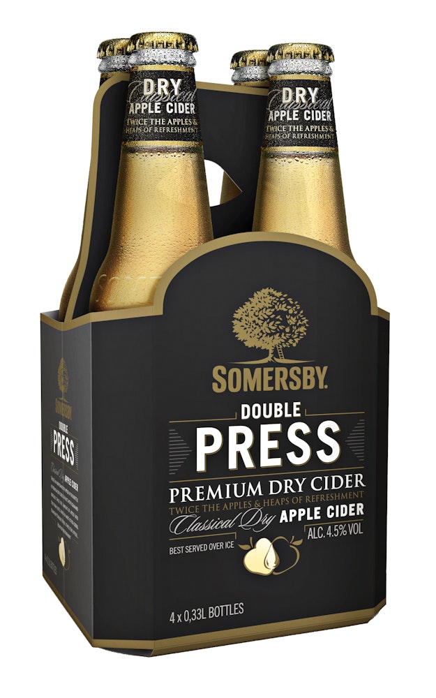 Somersby Double Press Dry Apple Cider, 4x0,33l