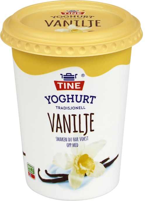 Bilde: © Tine / Kolonial.no Tine Yoghurt Vanilje 500 g