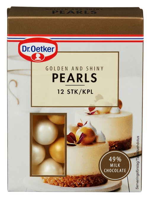 Bilde: © Dr. Oetker / Oda Dr. Oetker Perler Golden&Shiny, 12 stk