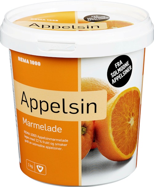 Bilde: © REMA 1000 / Oda REMA 1000 Appelsinmarmelade 1 kg