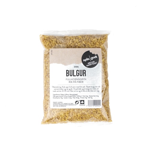 Bilde: © Spis / Oda Spis Porsjonspose Bulgur Fullkorn 250 g