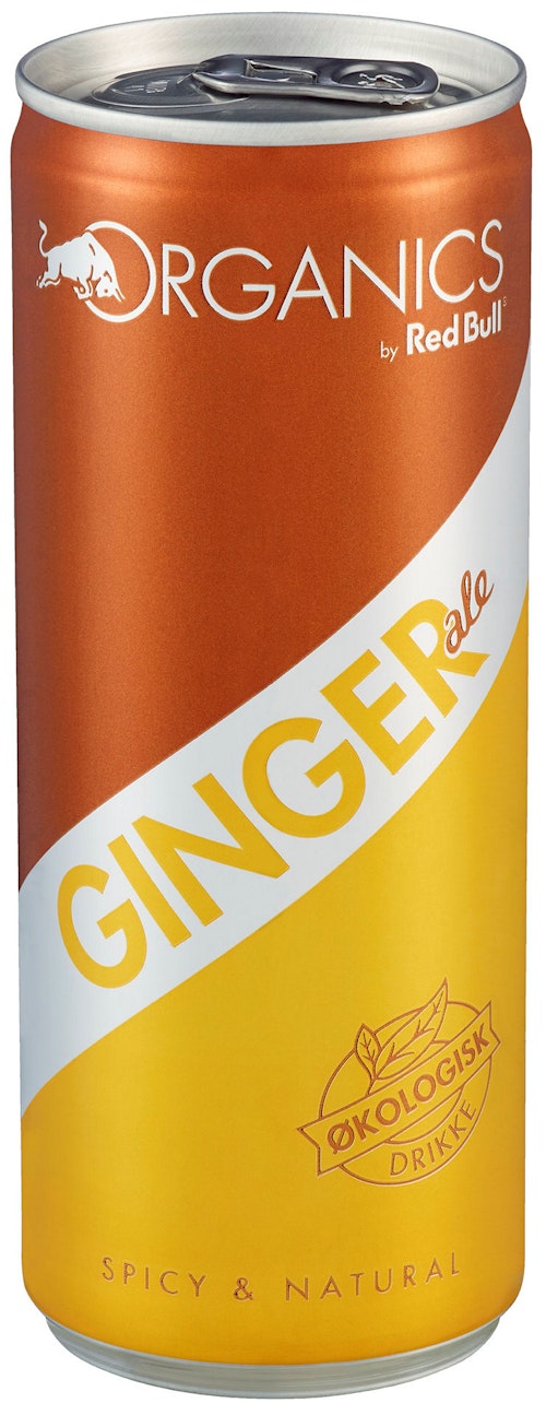 Bilde: © Red Bull / Kolonial.no Red Bull Red Bull Ginger Ale Økologisk, 250 ml